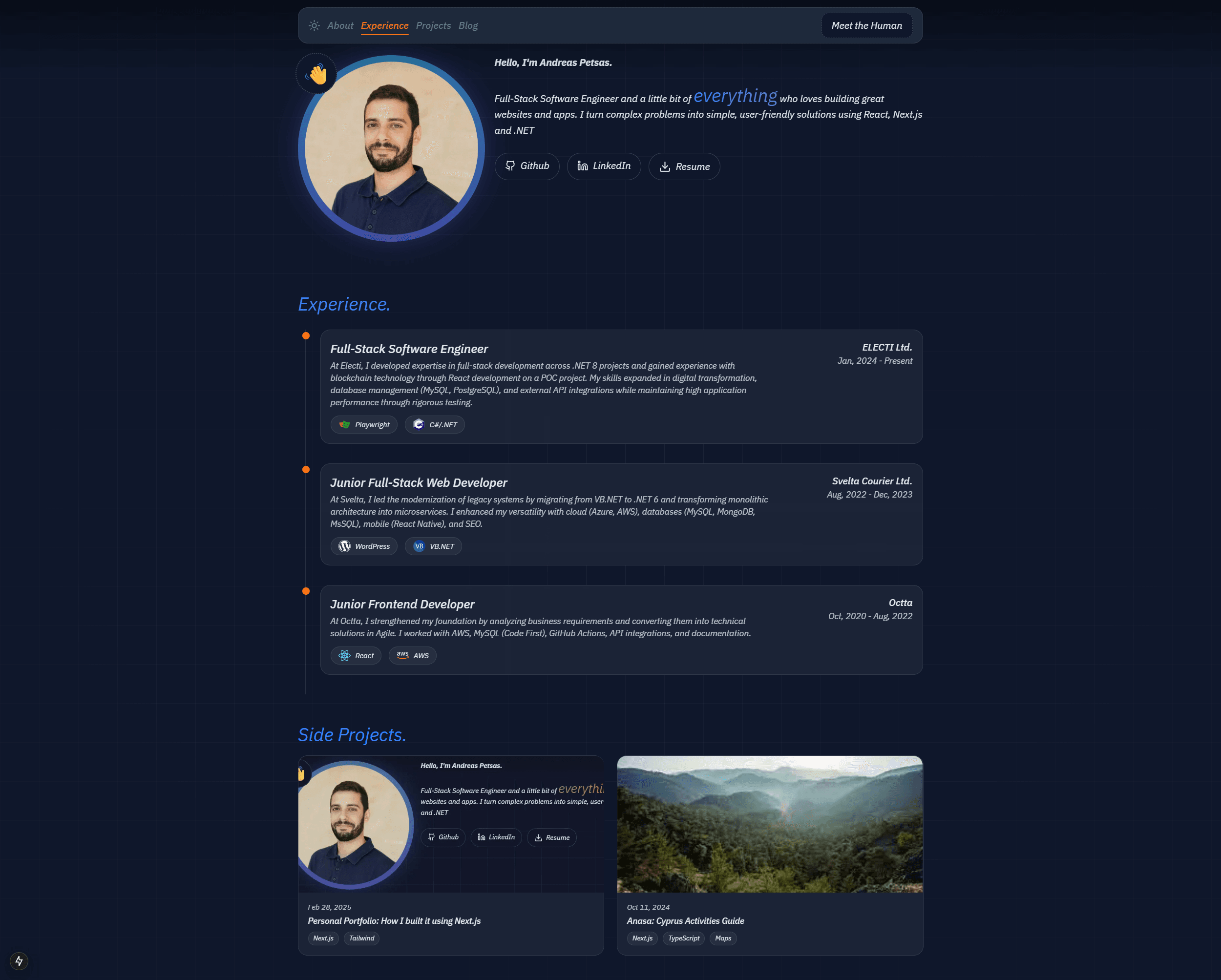 Personal Portfolio: How I built it using Next.js